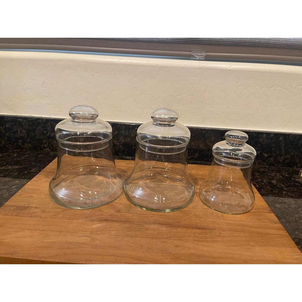 3 Vintage Liberty Bell Jars by Libbey
